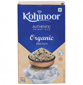 Kohinoor Authentic Basmati Rice Organic Brown  Box  1 kilogram